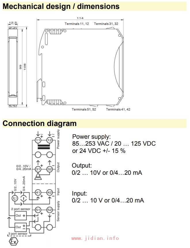 Martens 放大器 TV125M / ST125M 隔离放大器