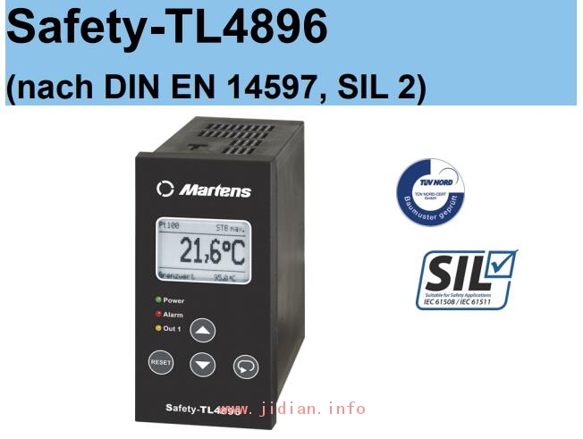Martens 温度限制器 Safety-TL4896 STL4896